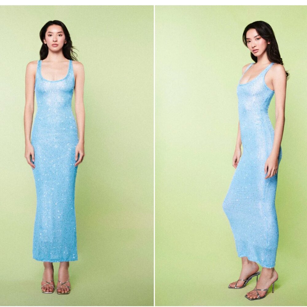 Asta Resort Ana Dress Baia Blue XS